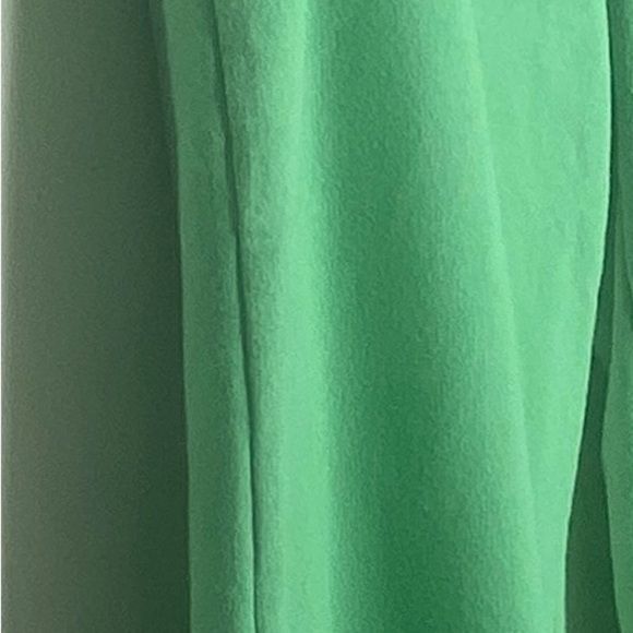 Mike’s Women’s Capri Sweatpants M Green White Paisley w/90 On Leg No Drawstring - Picture 4 of 10